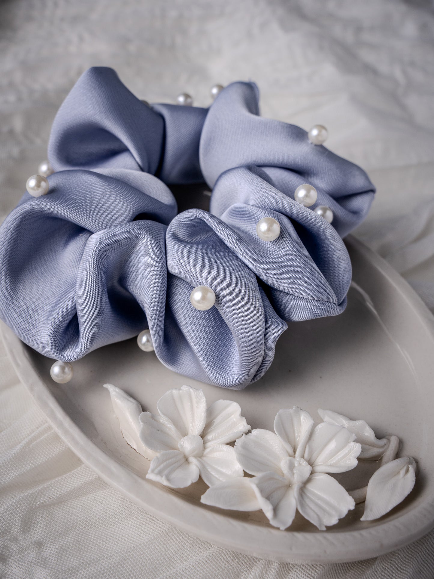 Pearlie Scrunchies Blue