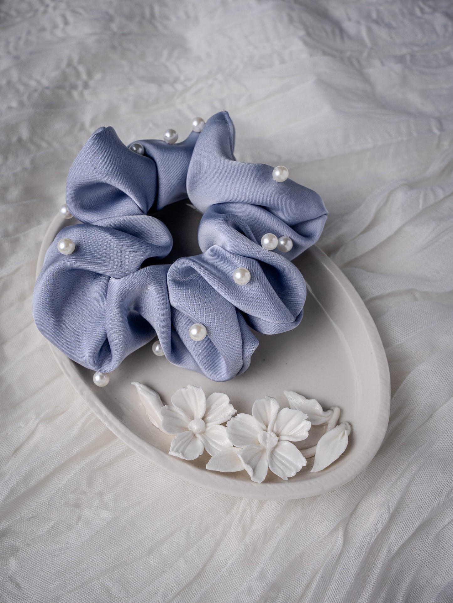 Pearlie Scrunchies Blue